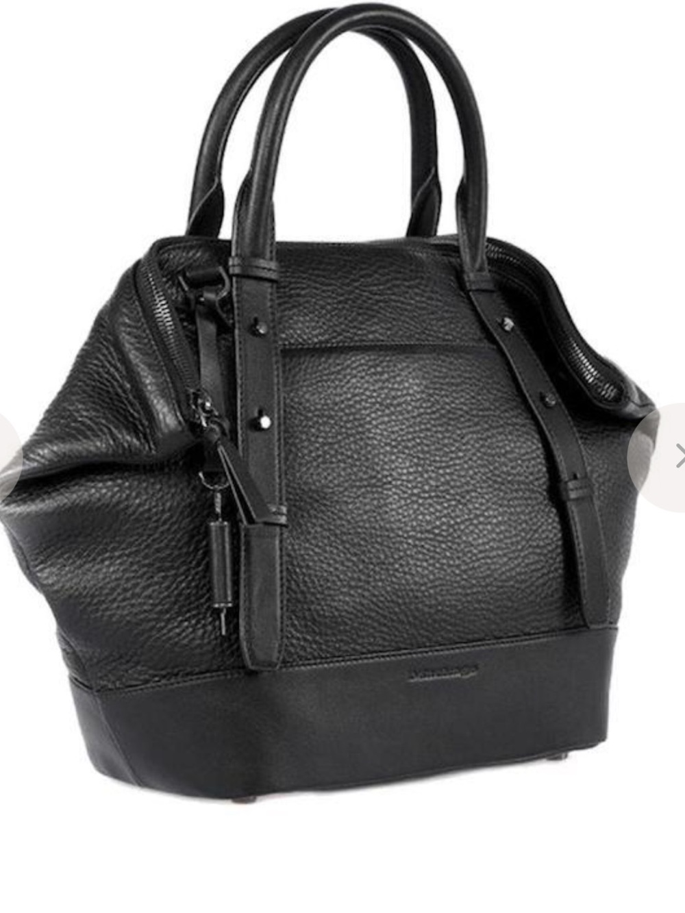 Mackage Black Leather crossbody  Bag